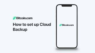 Bitcoincom Wallet How to set up Cloud Backup [upl. by Regor]