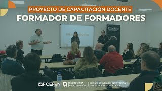 Proyecto de capacitación docente Formador de Formadores en Emprendedurismo e Innovación [upl. by Ttelrats]