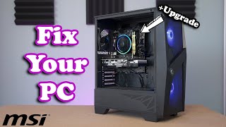 How to Fix your MSI Codex R  Cheap Upgrade [upl. by Eihctir]