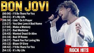 Bon Jovi Greatest Hits Full Album  Best Rock Songs Playlist Ever [upl. by Arymas242]