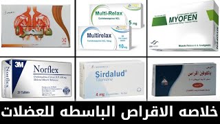 خلاصه الادويه الباسطه للعضلات كامله  Muscle relaxant drugs [upl. by Assirod549]