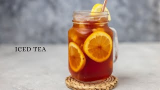 The Best Iced Tea Recipe easy and quick [upl. by Burnie]