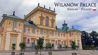 WILANÓW PALACE │ WARSAW  Full walking tour outside and inside the palace HD [upl. by Nnednarb]