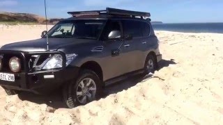 Nissan Patrol Y62 bogged  Powered Self extraction [upl. by Seedman266]