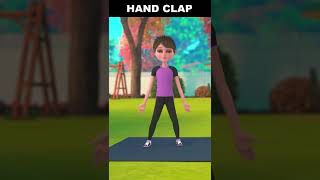 Hand Clap Shorts Kids Exercise [upl. by Eelhsa267]