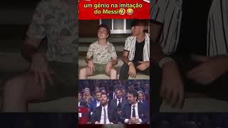 um gênio na imitação do Messi shorts football [upl. by Brad]