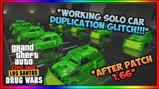 NOW WORKING SOLO CAR DUPLICATION GLITCH GTA 5 ONLINE WORKING GET FREE CARS AFTER PATCH 166 [upl. by Leinahtam]