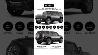 Hummer Ev💀 Specs🔥yt automobile rxmodified cartok trending shorts explore ytshorts hummerev [upl. by Airotciv]