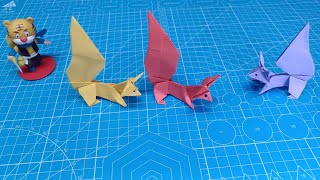 Origami handmade DIY Paper Squirrel  Ardilla  手作り折り紙 リス匹  हात बनाया गया ओरिगामी स्क्वायरल [upl. by Trilbee]