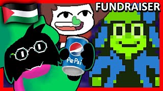 🔴 Palestine Charity Stream Ribbit 20 Deltarune Mod  MORE Supporting PCRF [upl. by Arvo]