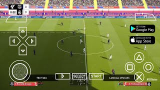 eFootball PES 2025 PPSSPP Download English Version Update New Kits 2425 amp New Transfers HD Graphics [upl. by Weingarten]