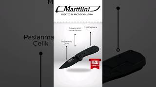 MARTTIINI FOLDING KNIFE B440 SIYAH CAKI 970110bıçak marttiini marttiiniknives kampçılıkçakı [upl. by Anirtal]