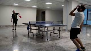 Penhold vs Shakehand  Friendly Match wHasan Highlights 3 tabletennis penholder pingpong [upl. by Knick]