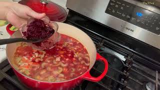 Delicious Borscht Recipe Easy and Flavorful [upl. by Ecinom]