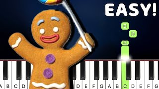 Do You Know The Muffin Man  EASY Piano Tutorial [upl. by Ailee]