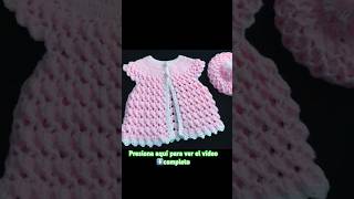 Lindo chaleco con gorro para bebés con punto hermoso y fácil de gancho crochet shorts [upl. by Lou451]