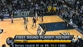 2002 NBA Playoffs Nets vs Pacers  Jason Kidd vs Reggie Miller [upl. by Asare776]