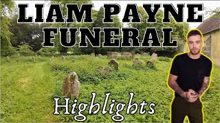 Liam Payne Funeral  small clip of his coffin at church [upl. by Mireielle188]