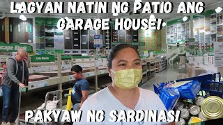 BUHAY AMERIKANAMAKYAW NG SARDINAS PUNTA DIN TAYO SA HOME CENTER PARA SA GARAGE HOUSE FILAM FAM [upl. by Jovi306]