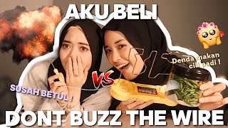 AKU BELI DONT BUZZ THE WIRE ‼️ SYAZA TAK PUAS HATI SUSAH MAIN 🤣 [upl. by Ahsieat]