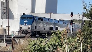 Amtrak 140 California Zephyr Eastbound 20th Street Crossing [upl. by Baniez]