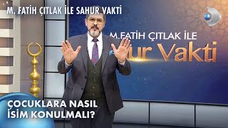 Sure Okumayı Bilmeyenler Namaz Kılabilir Mi  M Fatih Çıtlak ile Sahur Vakti [upl. by Onid630]