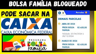 ✅ BOLSA FAMÍLIA BLOQUEADO EM ABRIL SERÁ SE PODE RECEBER NA AGÊNCIA DA CAIXA [upl. by Enyala]