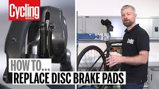 How to Replace Disc Brake Pads  Cycling Weekly [upl. by Conover]