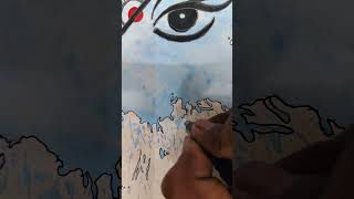 water drawing of Mata Durga [upl. by Meek]