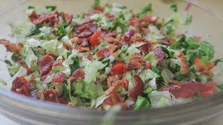 Chopped Salad With Dijon Vinaigrette Dressing Recipe  Recipe Episode 250 [upl. by Dlaregztif33]