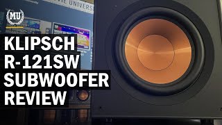 Klipsch R121SW Subwoofer Review  Klipsch R121SW vs Polk PSW10  Are Klipsch Speakers Worth It [upl. by Galang]