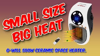 GWILL 500W Ceramic Space Heater Review [upl. by Lou]