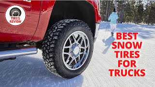 Top 5 Best Snow Tires for Trucks Review In 2024 [upl. by Akihc]