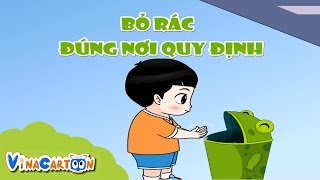 Kỹ Năng Sống Mầm Non Phần 5  Bỏ Rác Đúng Nơi Quy Định  Giáo Dục Mầm Non [upl. by Macnamara]