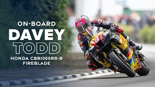 Onboard with Davey Todd  2023 Isle of Man TT Races [upl. by Reteid]