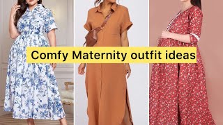 15 Comfy and Stylish Maternity Dress DesignsMaternity dresses [upl. by Joachima207]