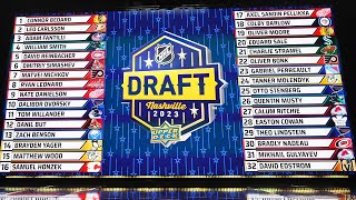 Every 1st Round pick of the 2023 NHL Draft [upl. by Almat]