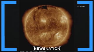 Solar storm could cause disruptions to radio GPS  NewsNation Now [upl. by Darcy]