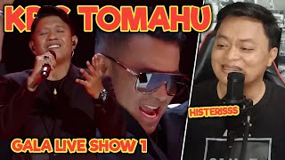 BUAT HISTERIS❗Kris Tomahu Di GALA LIVE SHOW  X Factor Indonesia 2024  Reaction [upl. by Eixela]