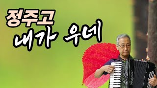 분당아코디언 이종우 ㅡ 정주고 내가 우네히파이브 [upl. by Atalya]