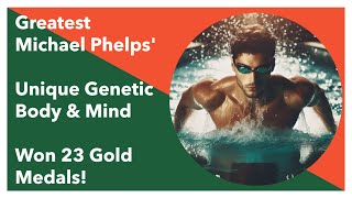 Greatest Michael Phelps Unique Genetic Body amp Mind Won 23 Gold Medals [upl. by Anetta]