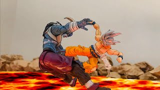 Dragon Ball Super Chapter 64 Goku VS Moro Stop Motion Animation [upl. by Annaoy]