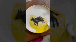 Pichwai cow 3D art using mseal shorts ytshorts diwalispecial viralvideo shortsfeed pichwaiart [upl. by Snehpets409]