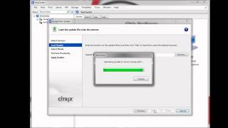 How to update Citrix XenServer 55 with Update  Hotfix tutorial [upl. by Aicatsanna]