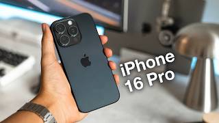 iphone 16 pro black unboxing 🏴 camera test  accessories  setup [upl. by Teplitz]