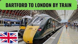 🇬🇧DARTFORD TO LONDON BY TRAIN [upl. by Lesak]