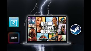 GTA 5 on Mac Air M2  High Performance  Game Porting Toolkit [upl. by Loma808]