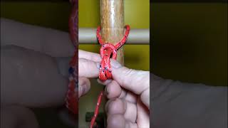 Come realizzare un nodo infallibile per fissare un palo diyhacks tools knot toolslifehacks diy [upl. by Aramen317]