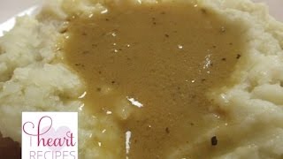 Homemade Turkey Gravy  I Heart Recipes [upl. by Normand]