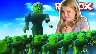 ATTACKED by ZOMBIES ROBLOX [upl. by Ydner]